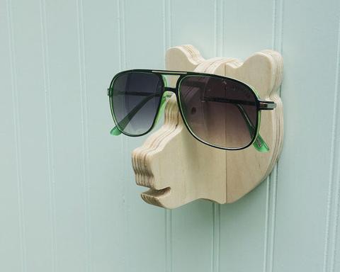 Key hook  Bearhead Sunglasses holder