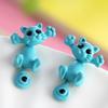 Through Your Ear Hanging Cat Earrings