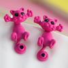 Through Your Ear Hanging Cat Earrings