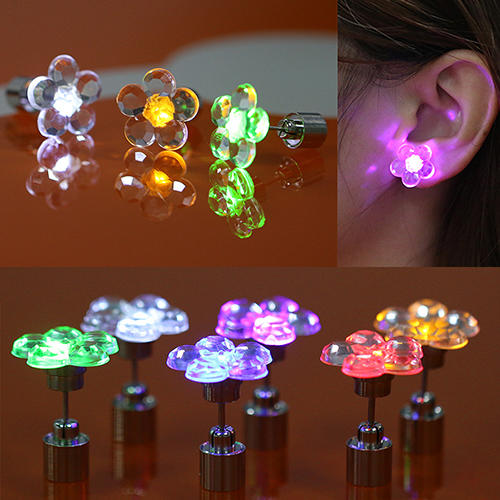 Led stud clearance earrings