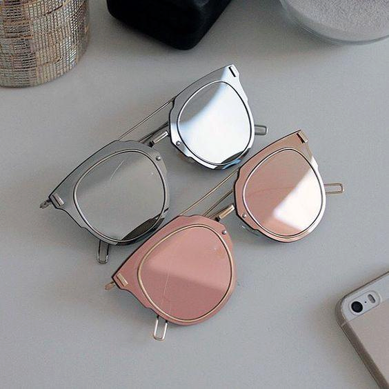 Mirror Cat Eye Sunglasses
