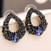 Blue Crystal Earrings
