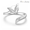 Silver fox ring