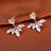 Leaves Crystal Earrings