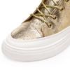 Golden High Top Sneakers