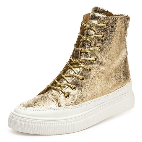 Golden High Top Sneakers
