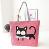 Cat With Fish In Mouth Tote Bag