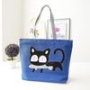 Cat With Fish In Mouth Tote Bag