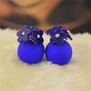 Ball Flower Earrings