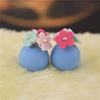 Ball Flower Earrings