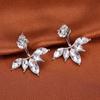 Leaves Crystal Earrings