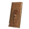 Crocodile Surfaces Leather Wallet