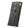 Crocodile Surfaces Leather Wallet