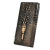 Crocodile Surfaces Leather Wallet