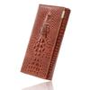 Crocodile Surfaces Leather Wallet