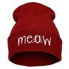 Meow Hand-knitted Beanie