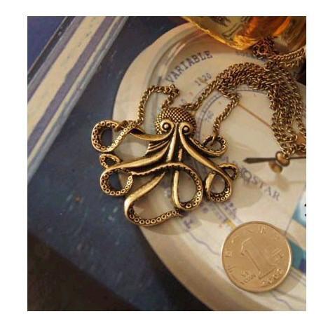 Pirates of The Caribbean Octopus Necklace