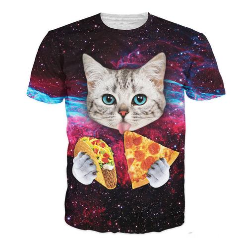 Cat Pizza Taco Universe Unisex T-Shirt