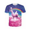 Pink Lama Unicorn Unisex T-Shirt