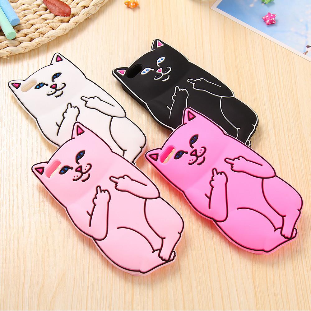 Cat Flipping You Off Iphone 5 6 Case Street Stylers