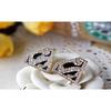 Diamond Superman Stud Earrings
