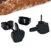 Middle Finger Studs Earring