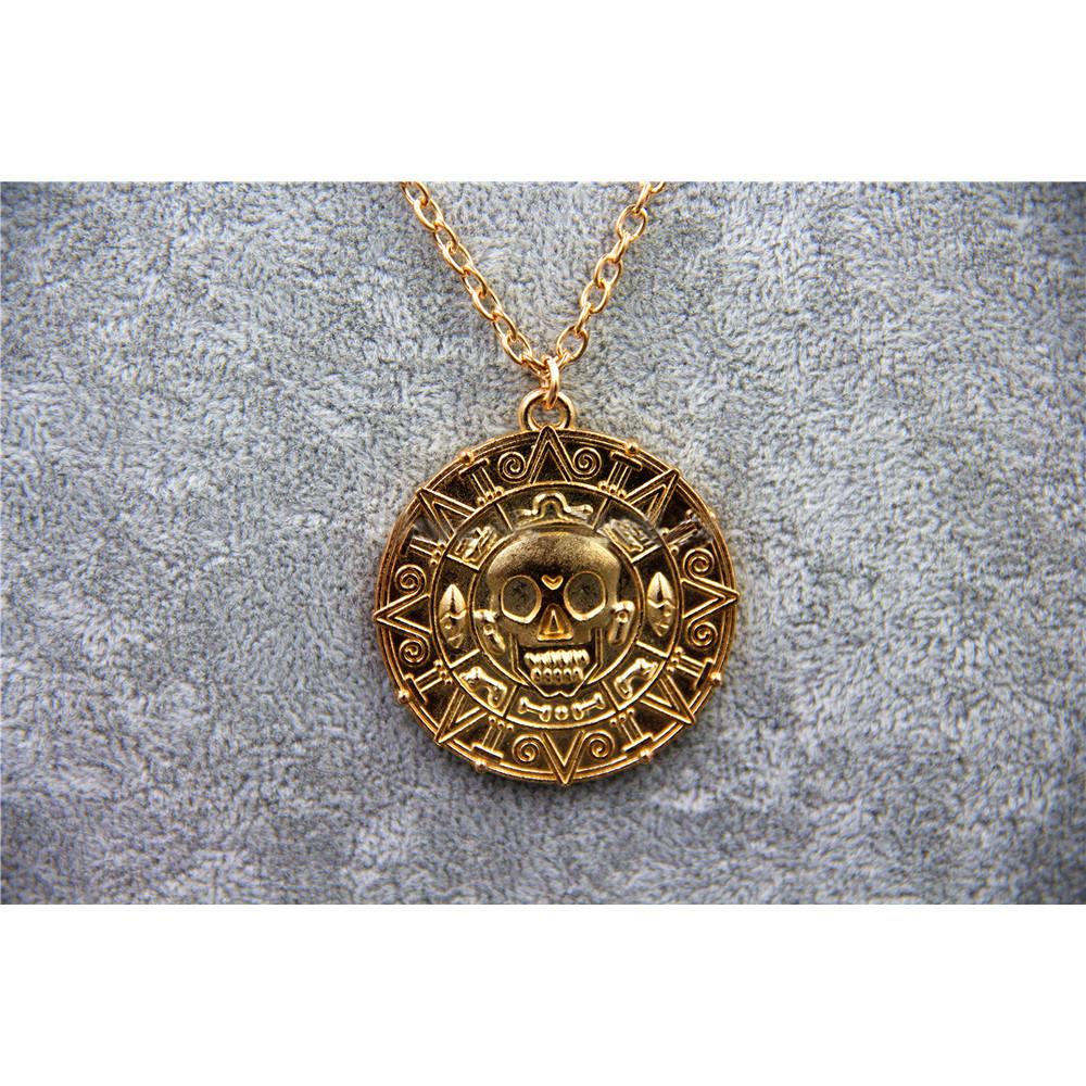 Necklace Pirates Caribbean | Statement Necklace - Necklace Pendant  Gold/bronze Plated - Aliexpress