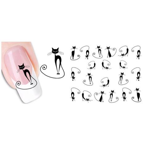 Black Cat Nail Art