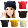 Cat Ears Winter Wool Beanie