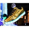 Golden LED Luminous Shoes
