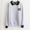 Cat Lapel Pullover Sweatshirt