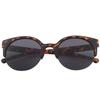 Round Half Frame Cat Eye Sunglasses