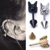 Steel Arrow Stud Earring