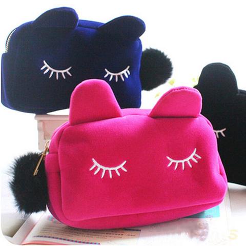 Cat Cosmetic Bag