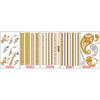 Body Art Gold Temporary Tattoos