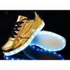 Golden LED Luminous Shoes