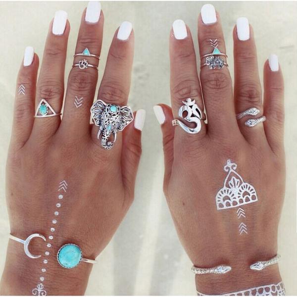 Bohemian Body Art Rings