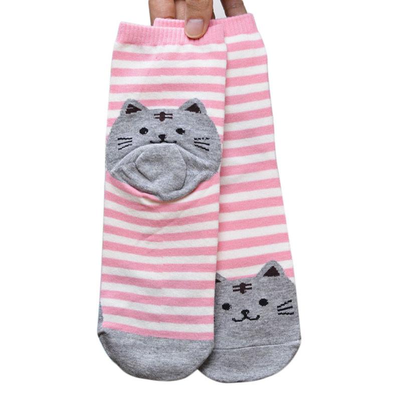 Striped Cat Socks | Street Stylers