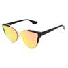 Reflective Cat Eye Sunglasses
