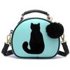 White Cat Leather Bag
