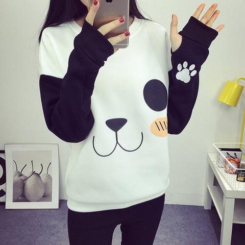 Panda Face Sweatshirt