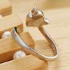 Silver fox ring