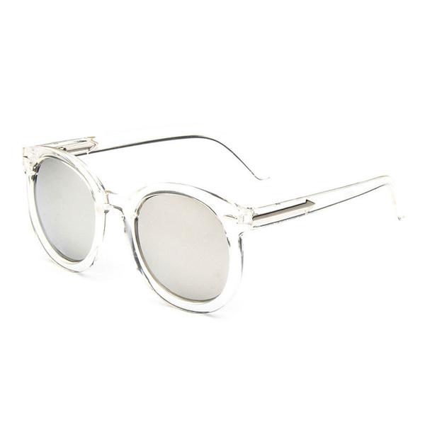 Transparent Frame Vintage Sunglasses