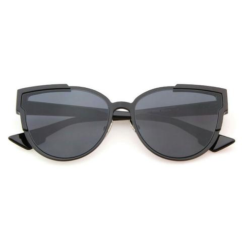 Reflective Cat Eye Sunglasses