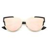 Reflective Cat Eye Sunglasses