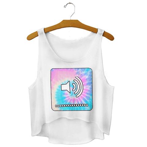 Turn Up The Volume Crop Top