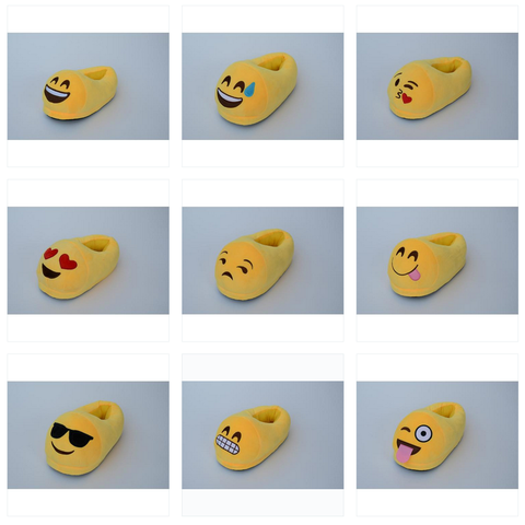 Emoji Closed Slippers