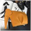 Leather Elephant Cross-Body Bag