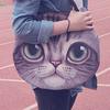 Funny Cat Face Shoulder Bag