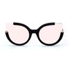 Pink & Black Cat Eye Sunglasses